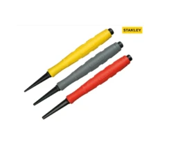 Stanley DynaGrip 0-58-930 Nail Punch Set 0.8, 1.6 &amp; 2.4mm -Home Tools Sale 0 58 930 1