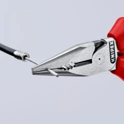 Knipex 08 21 145 Needle-Nose Long Combination Pliers PVC Grip 145mm -Home Tools Sale 08 21 145 2 scaled 1