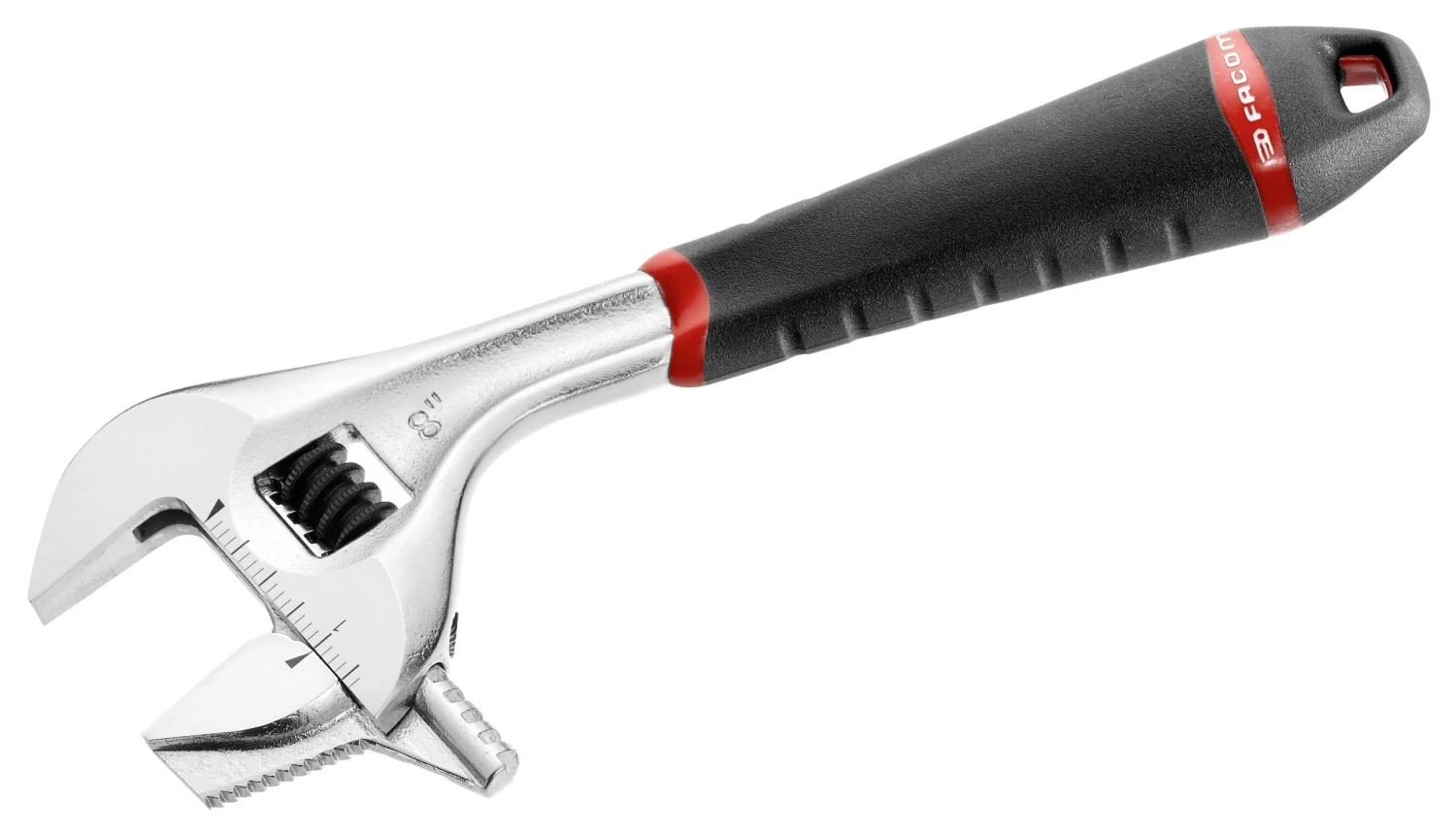 Facom 101.8GR Adjustable Spanner Wrench With Reversible Jaw 8" (200mm) 3 Facom 101.8GR Adjustable Spanner Wrench With Reversible Jaw 8" (200mm)