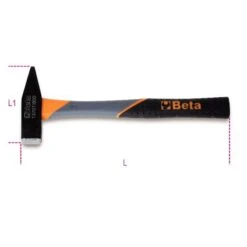 Beta 1370T Mechanics Engineers DIN Hammer Fibre Handle 300g