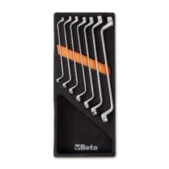 Beta M40 7 Piece Metric Double Ended Ring Spanner Set Supplied In Foam Module 6-19mm