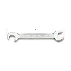 Beta 73 Metric Midget Wrench Spanner Open Ends At 15 &amp; 75 Degrees 5.5mm