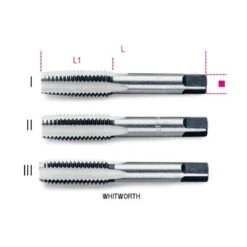 Beta 430ASW 3 Pce. Whitworth Thread Hand Tap - 9/16" BSW