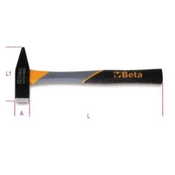 Beta 1370T Mechanics Engineers DIN Hammer Fibre Handle 200g