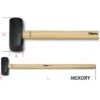 Beta 1381 Sledge Hammer Hickory Handle 4kg / 4000g -Home Tools Sale 132905