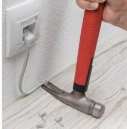 Wiha 42071 Electricians Compact Steel Claw Hammer With Ergonomic Handle 300g -Home Tools Sale 14