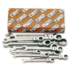 Beta 142SN/S13 13 Piece Metric Flexi Head Metric Ratchet Combination Spanner Set 7-19mm
