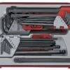 Teng TTHT28 Metric &amp; AF Hexagon &amp; Torx Key Set In Toolbox Module Tray -Home Tools Sale 146333816