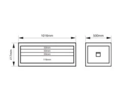 Bahco 1485KXL4BLACK Classic C85 XL 4 Drawer Top Chest Tool Box Black 7 Bahco 1485KXL4BLACK Classic C85 XL 4 Drawer Top Chest Tool Box Black -Home Tools Sale 1485KXL4 DIMS