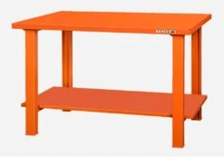 Bahco 1495WB15TSBT Heavy Duty Steel Top Workbench Orange 1500mm Long