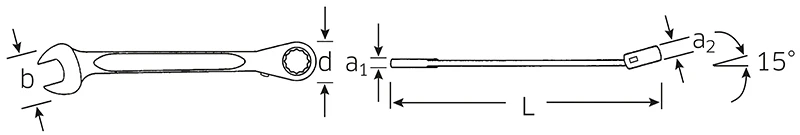 Stahlwille 17 Reversible Ratchet Combination Spanner 17mm 4 Stahlwille 17 Reversible Ratchet Combination Spanner 17mm - Image 2