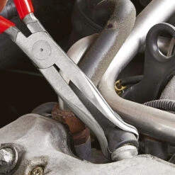 Knipex 38 91 200 Mechanics Half Round Long Nose Pliers 200mm (For Spark Plugs &amp; Round Components) -Home Tools Sale 38 91 200 3