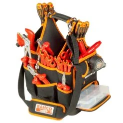 Bahco 4750FB3-12 Electricians/Plumbers Tool Tote Storage Bag Holder 12" -Home Tools Sale 4750FB3 12 3