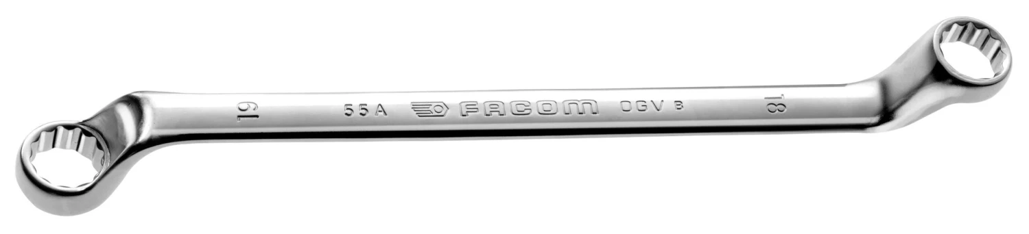 Facom 55A.16X17 Metric OGV Offset Ring Wrench - 16 X 17mm 3 Facom 55A.16X17 Metric OGV Offset Ring Wrench - 16 X 17mm
