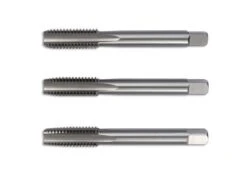 Presto 3 Piece Metric High Speed Steel (HSS) Hand Tap Set M10x1.25 Fine Thread
