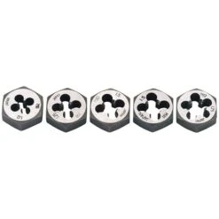 Draper 79198 D25-MM/A 5 Piece Metric Hexagon Die Nut Set M6-M12