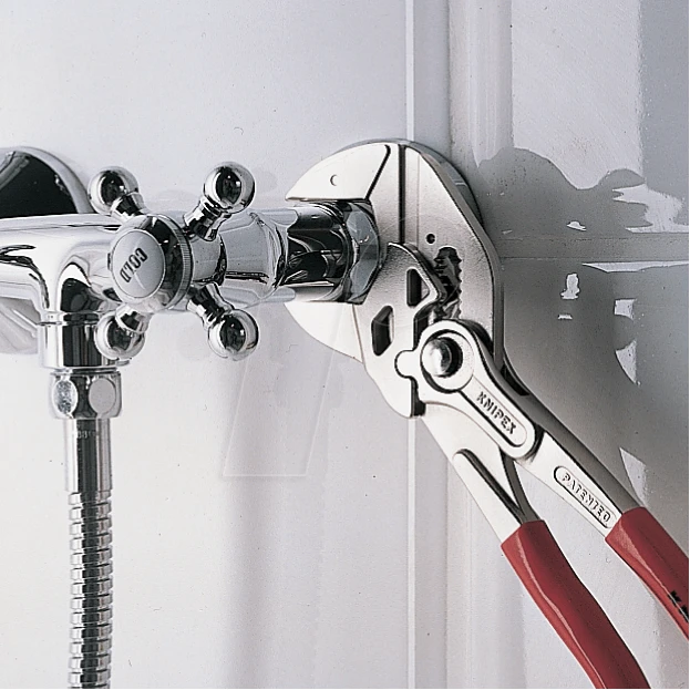 Knipex 86 03 250 Lock Button Waterpump Slip Joint Pliers Wrench PVC Grip 250mm (52mm Capacity) 4 Knipex 86 03 250 Lock Button Waterpump Slip Joint Pliers Wrench PVC Grip 250mm (52mm Capacity) - Image 2