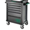 Stahlwille 93/6A TTS93 6 Drawer Mobile Roller Cabinet - Black