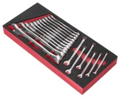 Facom MODM.440-1 17 Piece Metric Combination Spanner Set In Foam Module 6-24mm