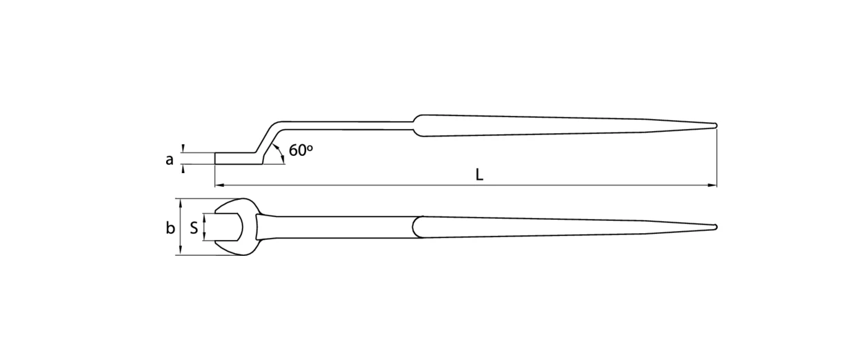 Bahco SC335M Metric Open End Podger Spanner 32mm 4 Bahco SC335M Metric Open End Podger Spanner 32mm - Image 2