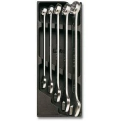 Beta T19 5 Piece Metric Combination Spanner Set In Plastic Module Tray 22-32mm