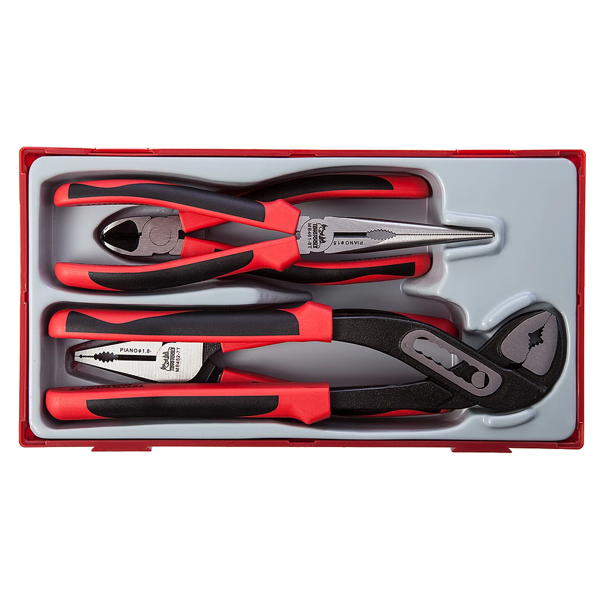 Teng TT440-T 4 Piece TPR Plier Set In Tool Box Module Tray 3 Teng TT440-T 4 Piece TPR Plier Set In Tool Box Module Tray