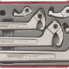Teng TTHP08 Hook &amp; Pin Spanner Wrench Set In Tool Box Tray -Home Tools Sale TTHP08